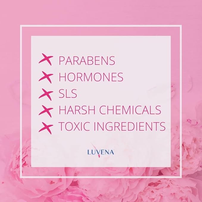 LUVENA Daily Personal Feminine Rinse, Ultra Gentle Intimate Wash, Vaginal Health Support, Hygiene Cleanser, Reduces Odor, Supports Freshness, pH Balanced, Lactic Acid & Natural Enzymes, 3 oz (2 pack)