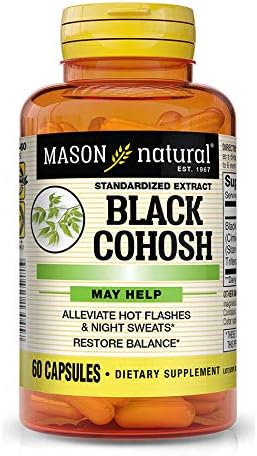 Mason Natural Black Cohosh Capsules - 60 ct, Pack of 6