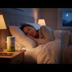Rest Assured, Nighttime Sleep Support Supplement with Melatonin, Magnesium, Chamomile, Passion Flower, St John's Wort, Ashwaganda, L-Theanine, L-Taurine, Eco-Friendly Packaging, 30 day supply
