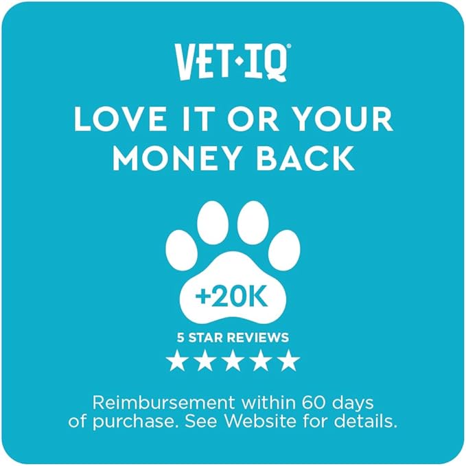 VetIQ Glucosamine Hip & Joint Supplement for Dogs, 180 Soft Chews, Joint Support Supplement with MSM and Krill, Dog Health Supplies Large & Small Breed, Chicken Flavored Chewables