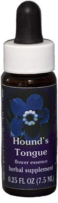 Flower Essence Services Supplement Dropper, Hounds Tongue, 0.25 Ounce
