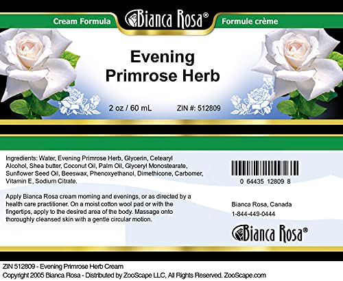 Bianca Rosa Evening Primrose Herb Cream (2 oz, ZIN: 512809) - 3 Pack