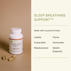 Nature's Rite Sleep Breathing Support - Natural Assistance for Better Sleep, Improve Breathing Pattern, 30 Capsules, All-Natural Herbal Ingredients, Made in USA