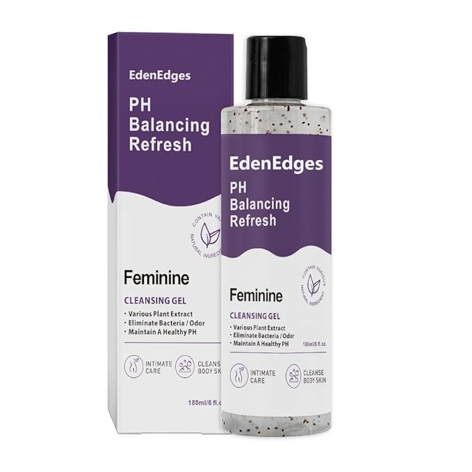 Her Refresh pH Balance Feminine Wash, Natural & Organic Ingredients, Hydrating Body Wash Eliminate Odor-8fl oz