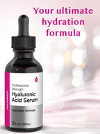 Horbäach Hyaluronic Acid Serum For Face | 2 oz | Paraben & SLS Free Moisturizer