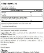 Swanson Evening Primrose Oil (Omegatru) 500 Milligrams 100 Sgels