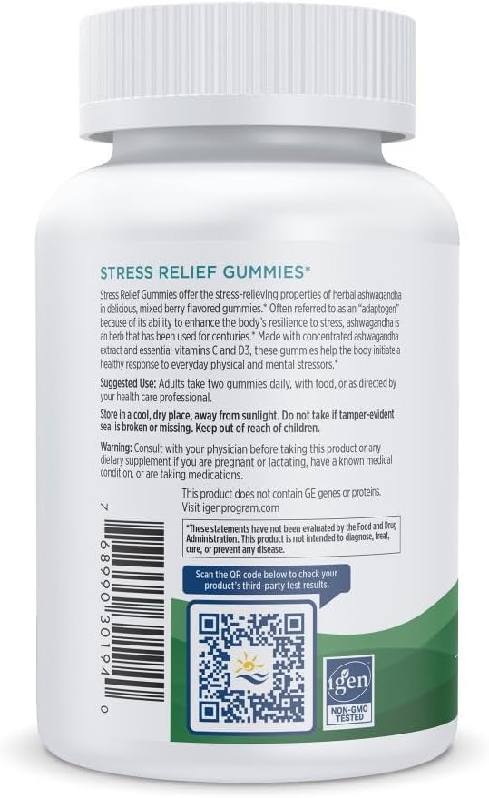 Nordic Naturals Stress Relief Gummies, Mixed Berry, 40 Gummy Supplements, Supports Daily Mood and Immune System Health, Non-GMO, Vegetarian, 20 Servings (Pack of 2)