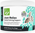 Only Natural Pet - Just Relax Herbal Calming Soft Chews for Dogs | Natural Anxiety Relief Treats, Premium Dog Relaxation Aid, Stress and Anxiety Relief Supplement - Bacon Flavor - 60 Soft Chews