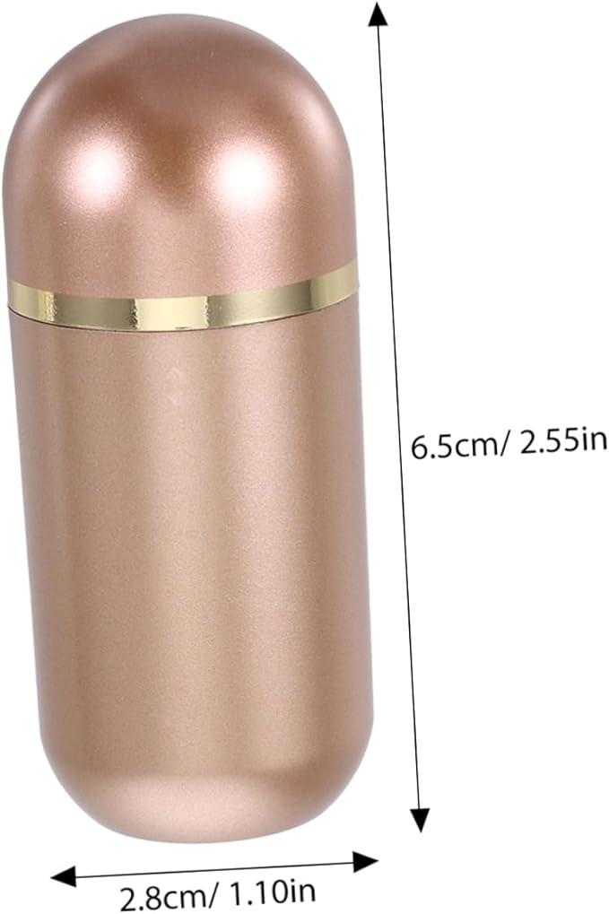 PRETYZOOM 2Pcs Small Pill Bottles Portable Medication Organizer for Travel Lightweight Medicine Container for Capsules and Powders Versatile Use for