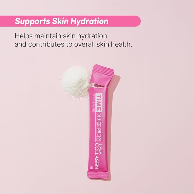 NEWTREE Low Molecular Multi Marine Collagen Peptides Protein Powder Stick for Skin Hair Nail Health & Beauty Type I III Collagen Supplement for Women Men, 30 Packets (Apple Flavor)