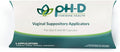 pH-D Feminine Health - Vaginal Suppository Applicators, Ideal for Boric Acid Suppositories, Reusable, Fits Most Vaginal Suppositories, Made in The USA - 5 Count…