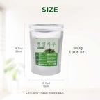 Korean Mulberry Leaf Powder– 100% Pure Dried from Korea, Herbal Ingredient for Tea, Natural Plant-Based Powder 뽕잎가루 (10.6 oz (300g), Mulberry Leaf)