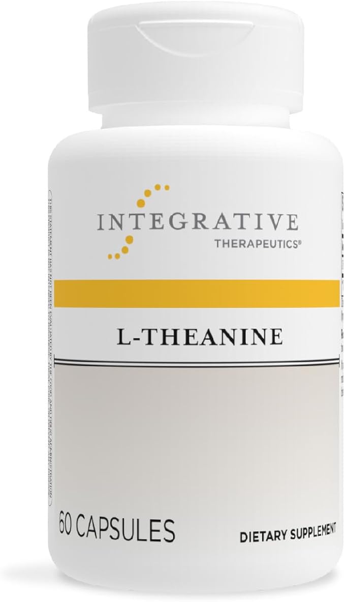 Integrative Therapeutics L-Theanine - Stress Response Support for Demanding & Busy Lifestyles* - Calmness & Relaxation Support* - Amino Acid Supplement - 60 Capsules (30 Servings)