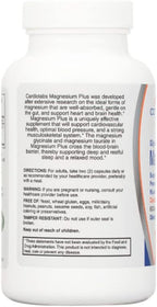 Magnesium Plus – 200 mg of Magnesium Glycinate and Magnesium Taurate for Blood Pressure, Heart, Brain, Sleep & Mood Support – Highly Concentrated and Well Absorbed - 120 Capsules