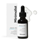 Minimalist Hyaluronic Acid + PGA 2% Face Serum for Multi Depth Hydration, Glow & Lesser Fine Lines | For Plumper & Smoother Skin | For Women & Men | For all Skin Types | 1 Fl Oz / 30 ml