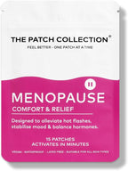 The Patch Collection® - Ultimate Menopause Support Patch for Women | Hot Flushes, Night Sweats, Fatigue, Mood, Sleep | 100% Natural & Vegan, Latex Free (Pack of 15)