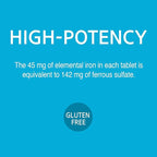 21st Century Slow Release Iron Tablets, 60 Count PACK OF 2 - Packaging May Vary