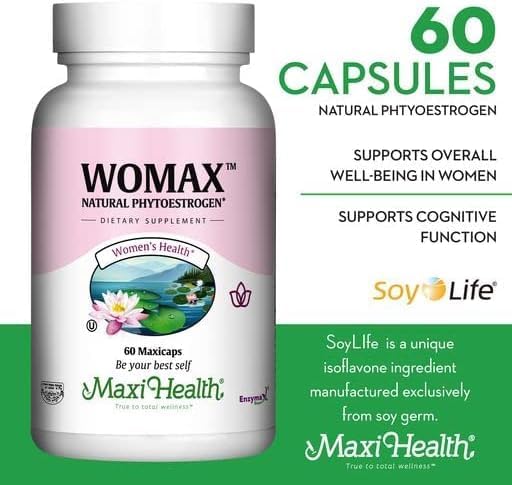 Menopause Supplements for Women Hot Flashes & Night Sweats – Hormone Balance, Menopause Relief for Women & Perimenopause Support – with Black Cohosh, Dong Quai, Chasteberry & Soy Isoflavones – 60 Ct