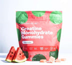 VYBRANCE LABS Creatine Gummies for Women & Men — First & Only 5g Creatine + Taurine + Vitamin B12 | Vegan Creatine Gummies | Sugar-Free | Watermelon