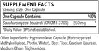 THORNE - Sacro-B - Saccharomyces boulardii - Shelf Stable Probiotic - Gut Health Supplement to Support Immune Function in the Gut - Occasional Diarrhea Relief* - Third-Party Certified - 60 Capsules