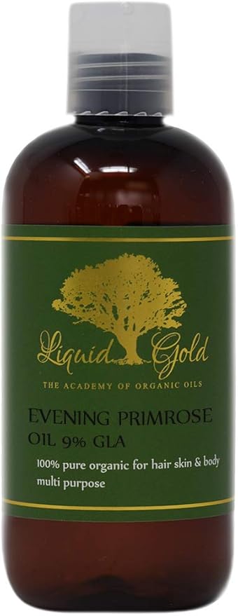 Liquid Gold Inc - 8 oz - Premium Evening Primrose Oil - 100% Pure Natural Organic Skin Hair Body Care