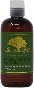 Liquid Gold Inc - 8 oz - Premium Evening Primrose Oil - 100% Pure Natural Organic Skin Hair Body Care