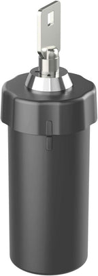 Ezy Dose Pill Box and Medicine, Vitamin Container, Safe for Money & Travel Items, Durable Canister, 2 Keys with Lock, Small