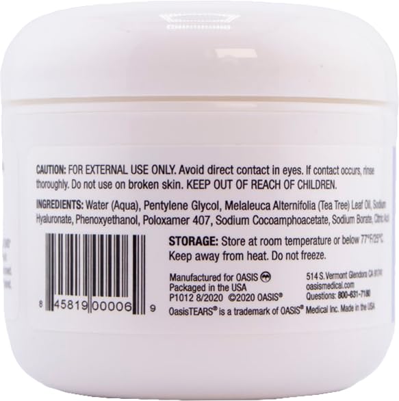 OT7300 - Oasis LID & LASH® + Tea Tree Oil for Eyelids & Lash Wipes | 60 Count | Paraben Free & Rinse Free