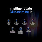 Intelligent Labs Glucosamine and Chondroitin High Strength Complex with MSM | 180 Capsules | Immune System Support | with Turmeric, Boswellia, and Quercetin Joint Care Supplements