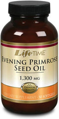 LIFETIME Evening Primrose Oil, Softgel (Btl-Glass) 1300mg | 50ct