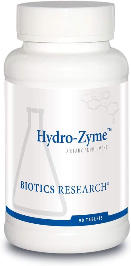 BIOTICS RESEARCH Hydro-Zyme Digestive Support, Contains Betaine Hydrochloride, Supports Healthy Gastric pH 90 Tablets