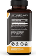 LifeSeasons Rhodiola Root 600mg per 2 Capsules – Adaptogenic Supplement for Natural Energy Mental Clarity Mood Balance Stress Support – 60 Vegan Capsules, Non‑GMO, Gluten‑Free