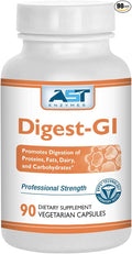 AST Enzymes Digest-GI Digestive Enzyme - Digestion and Bloating Relief for Women and Men - 90 Vegetarian Capsules
