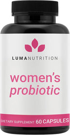 Luma Nutrition Probiotics for Women with Prebiotics - 50 Billion CFU Per Serving - Formulated for Digestive, Immune & Feminine Support - 60 Capsules, 30 Servings