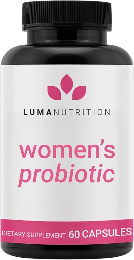 Luma Nutrition Probiotics for Women with Prebiotics - 50 Billion CFU Per Serving - Formulated for Digestive, Immune & Feminine Support - 60 Capsules, 30 Servings