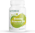 AMBROSIAL Evening Primrose Oil 1000mg Softgel- High Strength EPO, Cold-Pressed Oil Capsules (Pack of 1-60 Softgels)