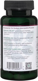 Vitanica Cortisol Relief, Dr. Formulated Sleep, Stress, Cortisol Manager Supplement, Vegan, 60 Capsules (Cortisol Relief)