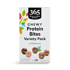 365 by Whole Foods Market, Chewy Protein Bites Variety Pack, 1.58 Ounce (Pack of 5)