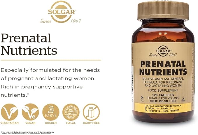 Prenatal Nutrients Solgar 120 Tabs