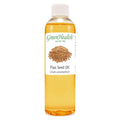 GreenHealth Flax Seed Carrier Oil – 4 fl oz (118 ml) Plastic Bottle w/Cap – 100% Pure Carrier Oil
