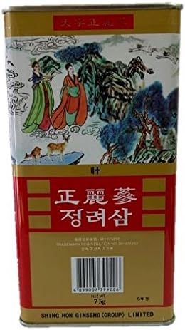 Shing Hon Dried Korean Red Ginseng Roots 6 Years Heaven Grade (75g)