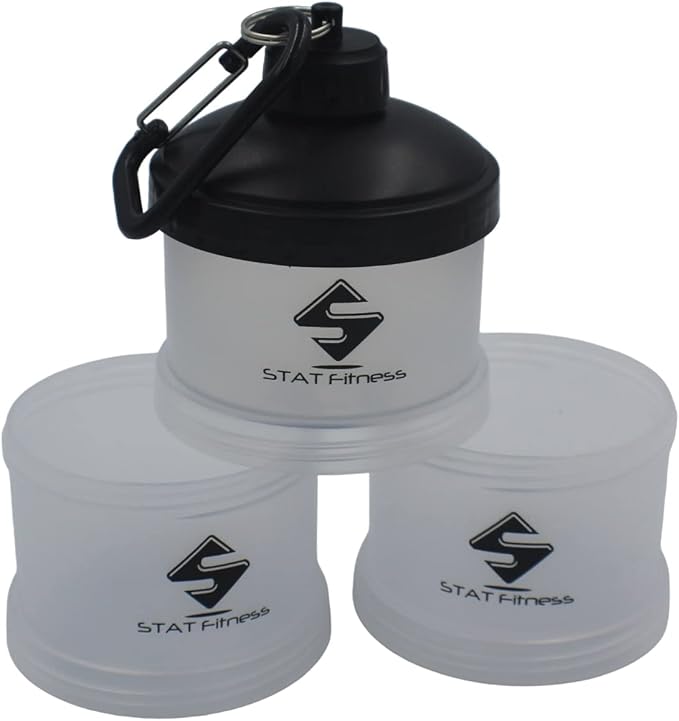 STAT Stacker - Portable powdered supplement travel container (2)