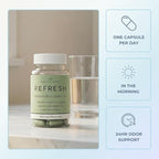 REFRESH – Internal Deodorant Supplement for Odor Control, Skin Health & Confidence Boost