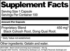 Black Cohosh and Dong Quai Combination - 450 mg (100 Capsules, ZIN: 513391) - 3 Pack