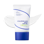 ISNTREE Hyaluronic Acid Daily Sun Gel 50ml, 1.69 fl oz, SPF 30, Korean Skincare, Moisturizing, No White Cast, Lightweight, Mild Formula, Daily SPF, Korean Sunscreen