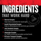 Animal M-Stak - Muscle Builder and Anabolic Mass Gainer Supplement for Bodybuilding - Lean Muscle Growth, Amino Complex and Pre Workout Energy, 21 Packs