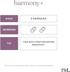 Harmony+ | Vitex, DIM, Soy Isoflavones, Methylfolate & Selenium | Supports Women’s Hormonal Balance, Cycle Regulation & Mood Stability | 60 Capsules