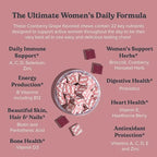 Chewsy - Women's Multivitamin Chews - Immune and Energy Support, Vitamins C, B12, A, D, E, Folic Acid, Probiotics, Biotin - 6-Day Supply