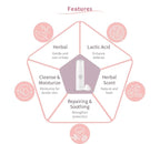 Gentle Feminine Cleansing Mousse | pH Balanced Intimate Cleanser for Sensitive Skin | Reduces Odor and Itch | With Lactic Acid and Vitamin B5 | SLS Free, Fragrance Free | 1.69 Fl Oz (50mL)