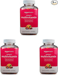 Amazon Basics Women's Multivitamin, Mixed Berry Flavor, Vegetarian & Gluten-Free, 300 Gummies (150 Servings) (Previously Solimo) (Pack of 3)